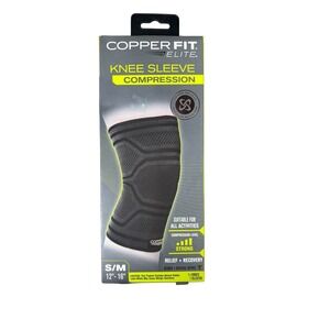 Copper Fit Elite Knee Sleeve Black Size Small/ Medium